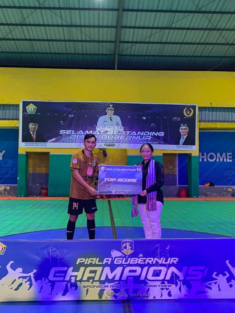 Top Skor Gubernur Sultra Cup 2022, Ardi Firdaus.