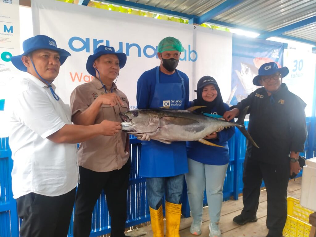 Rombongan Wamen ATR/BPN RI menyambangi Aruna Hub.