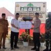 Ruksamin Letakkan Batu Pertama dan Beri Bantuan Pembangunan Masjid Polres Konut