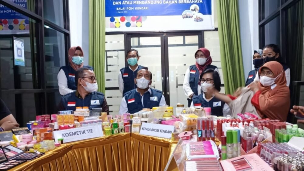 Hasil Razia BPOM Kendari, Peredaran Kosmetik Ilegal Paling Banyak di Bombana