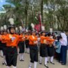 Ratusan Siswa Ikut Gerak Jalan Indah Meriahkan HUT ke-77 RI di Kendari