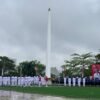 Detik-Detik Pengibaran Bendera HUT ke-77 RI di Balai Kota Kendari