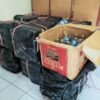 Polisi Gagalkan Penyelundupan Ratusan Botol Miras Arak ke Manokwari di Pelabuhan Murhum