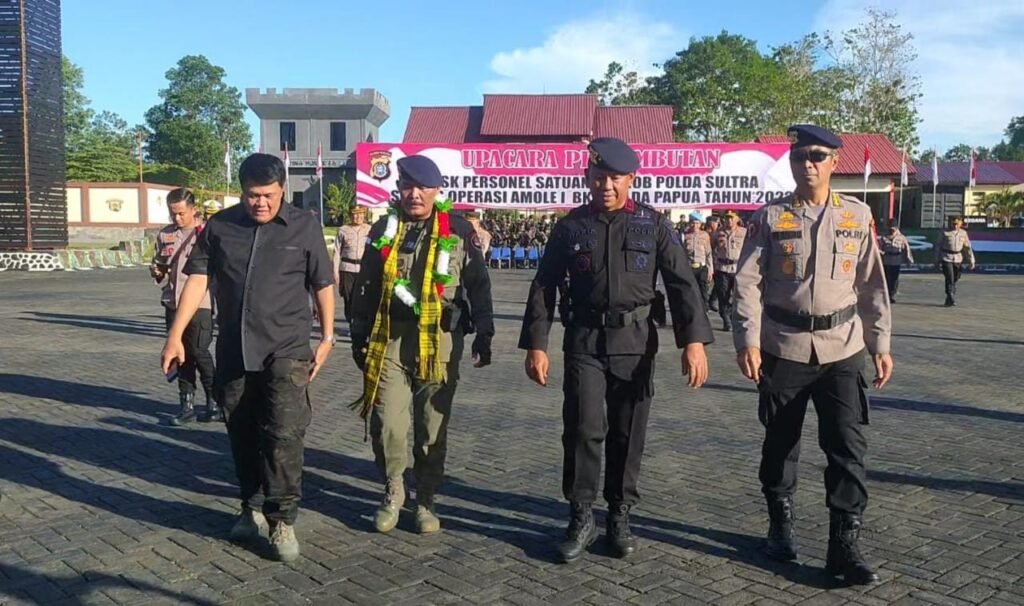 Dansat Brimob Polda Sultra, Kombes Pol Adarma Sinaga.