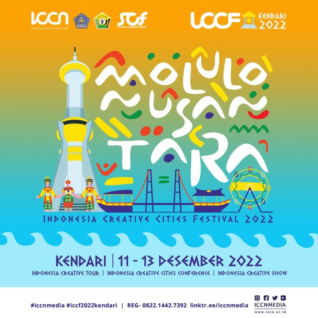 Poster kegiatan ICCF yang bakal diselenggarakan di Kendari.