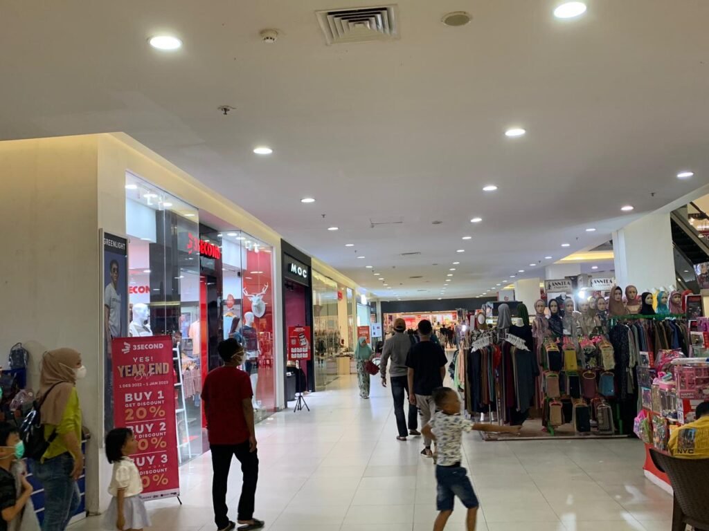 Kondisi terkini Lippo Plaza Kendari.