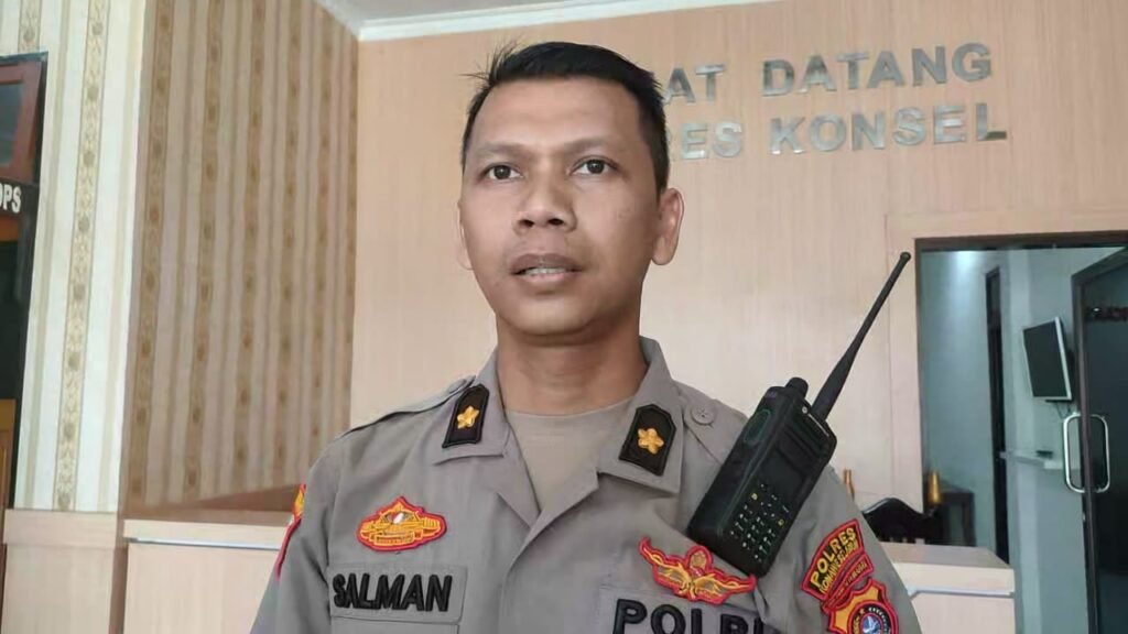 Kabag Ops Polres Konsel, Kompol Mochamad Salman. 