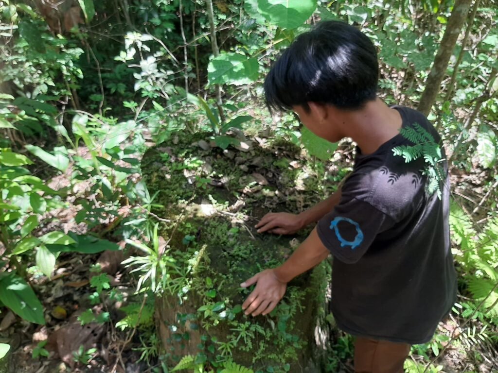 Permandian alam Cekdam Toli-Toli tampak sudah terbengkalai dan tak terurus lagi.