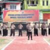 68 Personel Kepolisian dari Polres Baubau dan Brimob Batalyon B Terima Kenaikan Pangkat