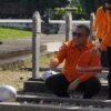 AJP Pimpin Rombongan MKGR Tabur Bunga di Taman Makam Pahlawan Watubangga Kendari
