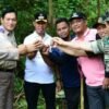 Pemkot Kendari Bersama BPN Sultra Ikuti Pemasangan 1 Juta Tanda Batas Tanah se-Indonesia