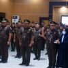 Kepala Kejari Baubau dan 3 Pejabat Kejati Sultra Resmi Diambil Sumpah Jabatannya