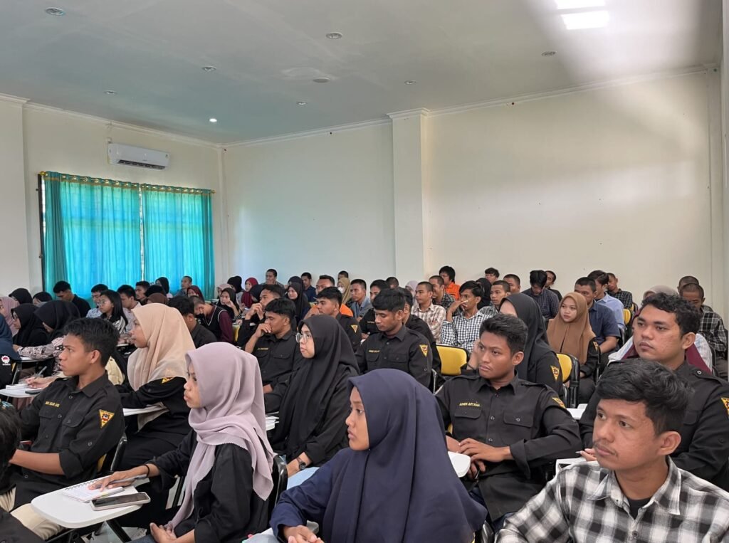 Suasana kuliah tamu oleh PT GKP di Universitas Halu Oleo.
