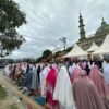 Foto: Suasana Khidmat Salat Idulfitri 1444 H di Masjid Jami’ Al Falah Lepolepo Kendari