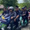 Nakhodai NasDem Konawe, Dedu Purnomo Pakai Motor Menuju KPU Daftar Bacaleg