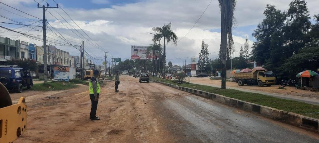 Kondisi Jalan Malaka, Kelurahan Kambu, Kecamatan Kambu, Kota Kendari yang telah diperbaiki.