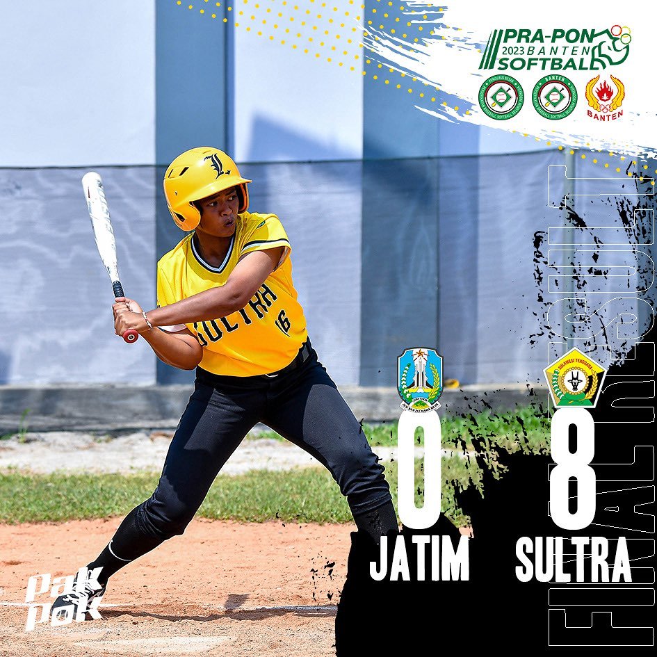Dua laga awal Tim Softball Putri Sultra pada Turnamen Pra PON Softball 2023 berhasil disapu bersih dengan kemenangan.