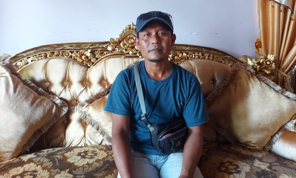 Koordinator Lapangan Aksi Demonstrasi PT AMI, Asep Solihin.