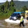 Curah Hujan Tinggi, Jalan Poros di Konut Terendam Banjir Akibat Sungai Meluap