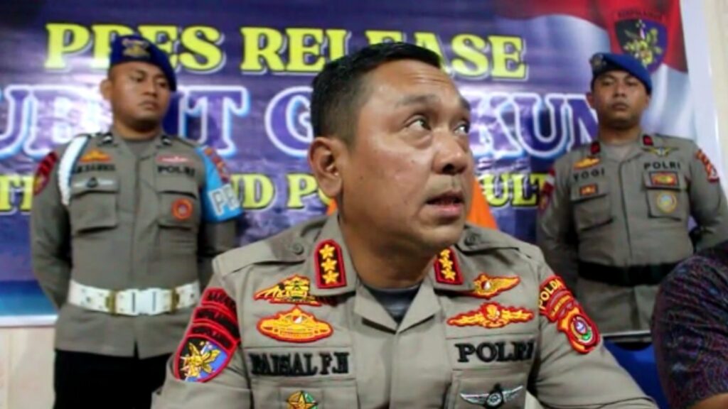 Direktur Kepolisian Perairan dan Udara (Dir Polairud) Kepolisian Daerah Sulawesi Tenggara (Sultra), Kombes Pol Faisal F Napitupulu.