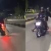 Diduga Dianiaya, Seekor Anjing di Kendari Diseret dari Atas Motor