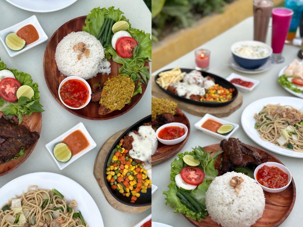 Berbagai menu makanan dan minuman di Brothers Cafe and Resto yang terletak di Jalan Brigjen M. Yoenoes, Kelurahan Bende, Kecamatan Kadia, Kota Kendari.