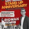 Komika Nasional Ridwan Remin Bakal Meriahkan 1 Dekade Komunitas Stand Up Indo Kendari