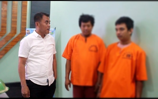 Dua pengedar narkoba yang diamankan Polda Sultra