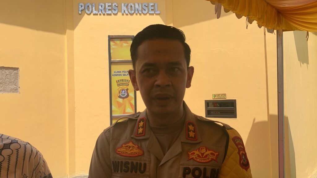 Kapolres Konsel, AKBP Wisnu Wibowo.