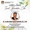 Ketua KPU Sultra Periode 2018 – 2023, La Ode Abdul Natsir Muthalib Wafat