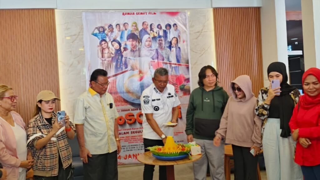 Perilisan film Mosonggi dihadiri Pj. Wali Kota Kendari Muhammad Yusup dan para kru film.