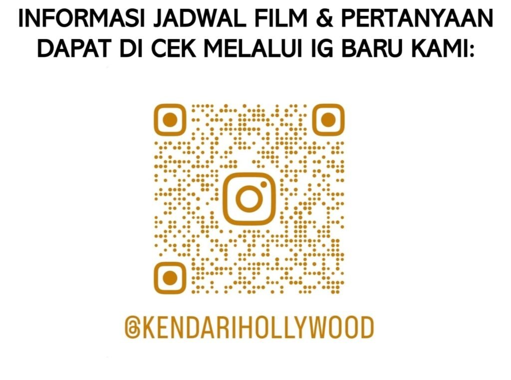 Kode batang akun Instagram baru Hollywood Square Kendari. 
