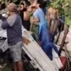 Kecelakaan Tunggal di Konawe, Mobil Pick Up Pecah Ban Lalu Terjun ke Parit