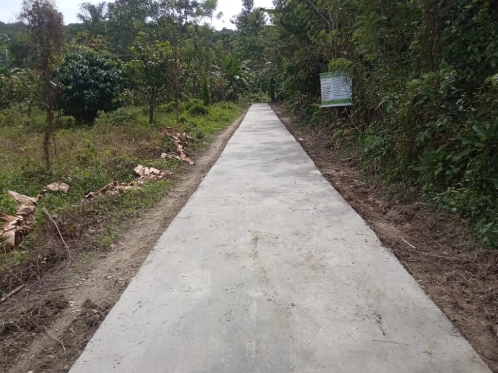 Jalan beton di sejumlah wilayah di Kabupaten Kolaka Timur.