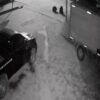 Rekaman CCTV Detik-Detik OTK Bakar Mobil Pick Up di Depan Toko Tumaka Kendari