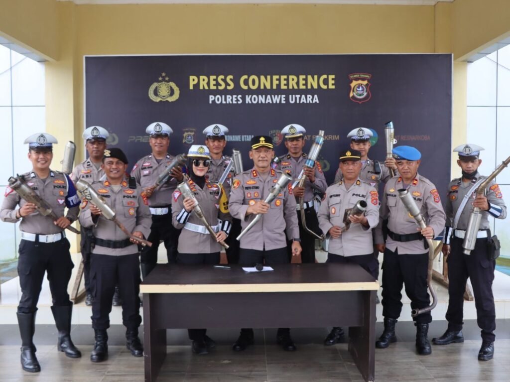 Polres Konawe Utara (Konut) merilis hasil penjaringan Operasi Patuh Anoa 2024 pada periode 15 Juli hingga 28 Juli 2024.