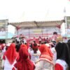 Siska-Sudirman Pimpinan Ribuan Simpatisan Jalan Santai Berhadiah di Baruga, Kendari