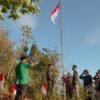 HUT ke-79 RI, GP Ansor Kolaka Kibarkan Bendera Merah Putih di Puncak Padamarang