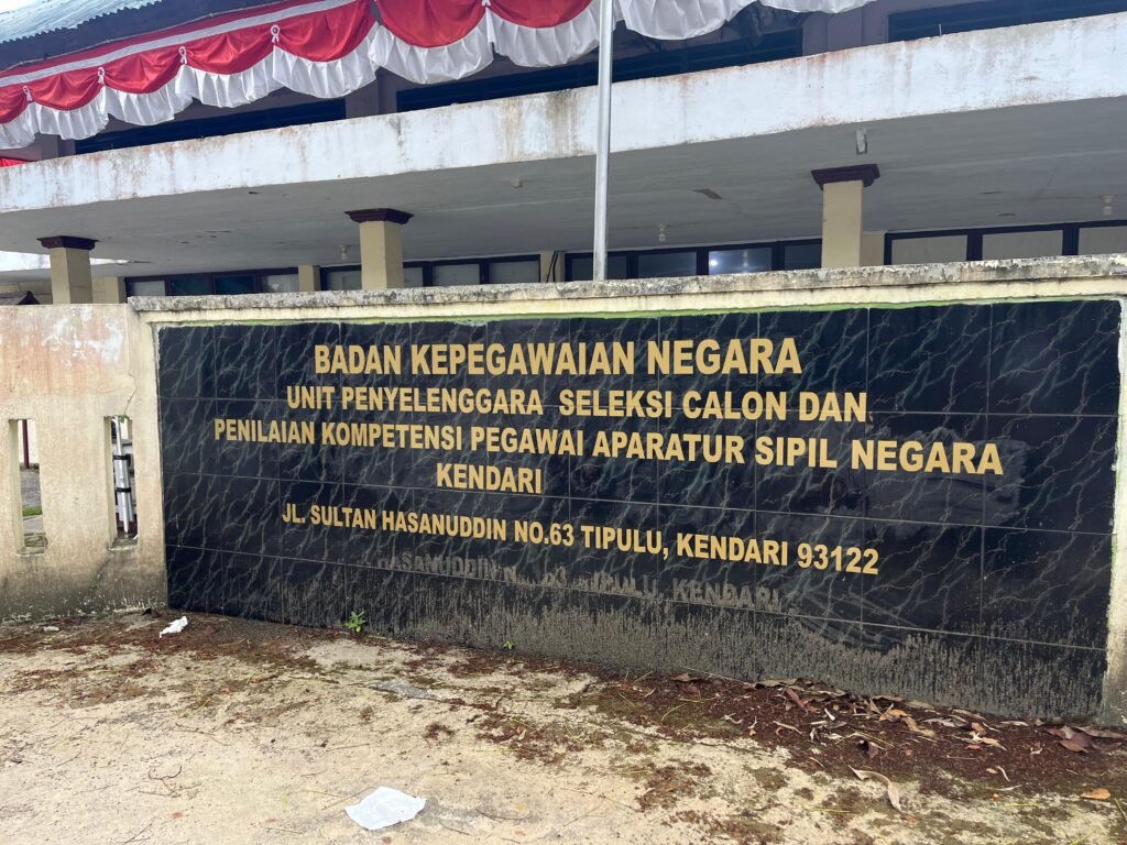 Badan Kepegawaian Negara (BKN) Kota Kendari.