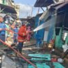 Kios Pedagang di Pasar Mandonga, Kendari Terbakar