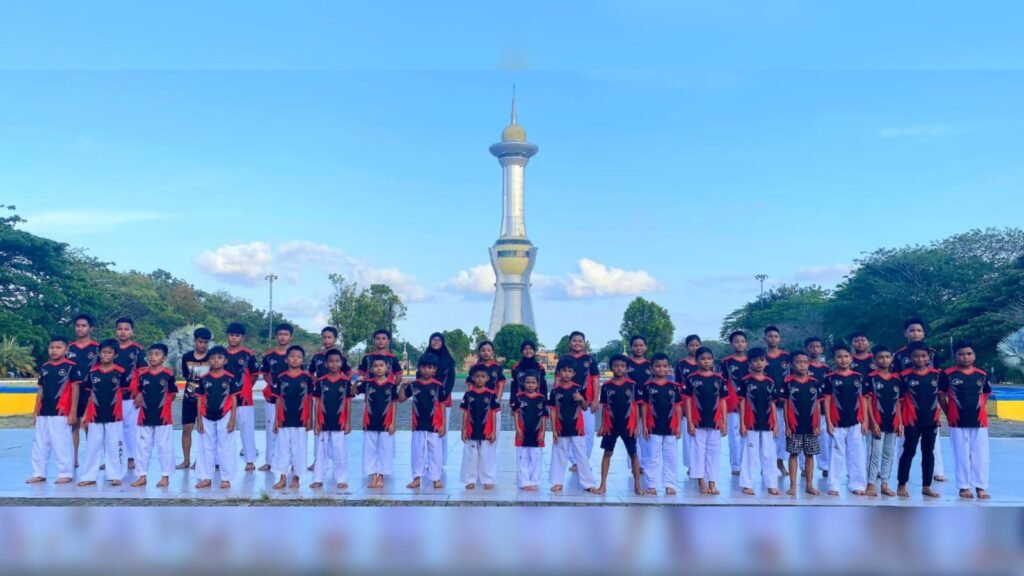 Sejumlah atlet taekwondo asal Sulawesi Tenggara.