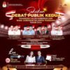 Debat Publik Kedua Pilgub Sultra Dihelat di Kolaka Malam Ini