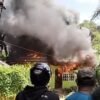 Rumah di Alolama, Kendari Ludes Terbakar, Kerugian Ditaksir Rp300 Juta