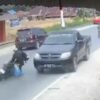 2 Pemotor Tabrakan di Abelisawah Konawe, 1 Terpental hingga Hantam Mobil Hilux