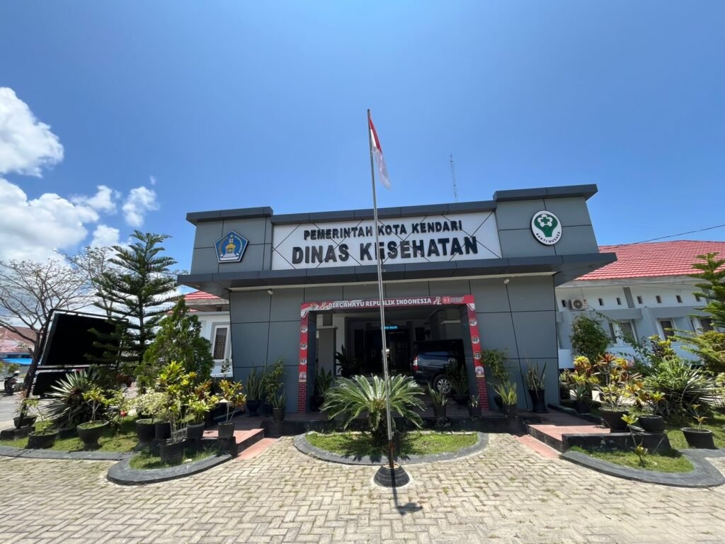 Gedung Dinas Kesehatan Kota Kendari.