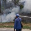 Lahan 1 Hektare di Sekitar Kampus Islamic Center Kendari Terbakar, Dipadamkan Damkarmat