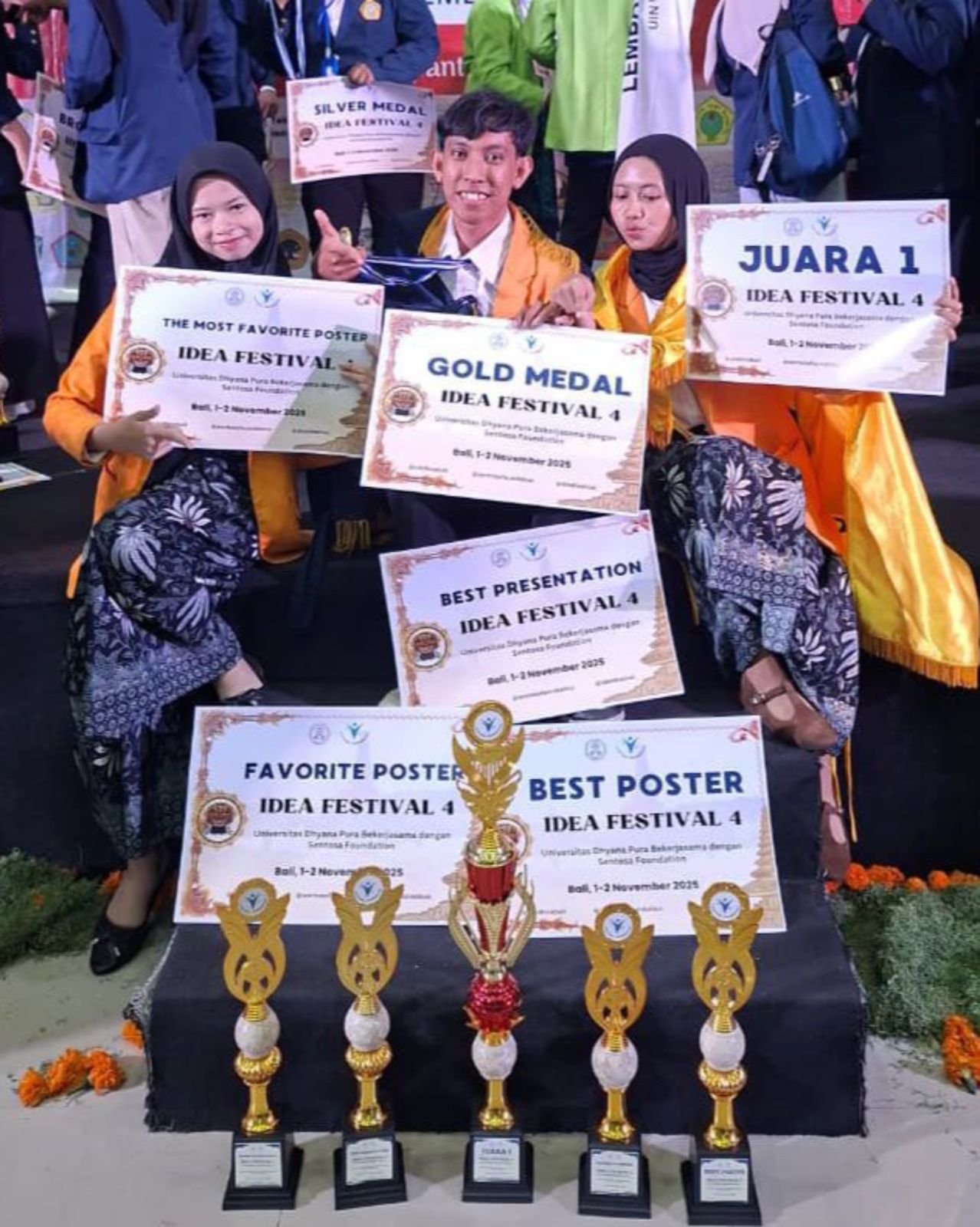 Bawa Inovasi Sagu dan Kelor, Tim UHO Kendari Borong 6 Penghargaan IDEA FEST 4 Bawa Inovasi Sagu dan Kelor, Tim UHO Kendari Borong 6 Penghargaan IDEA FEST 4