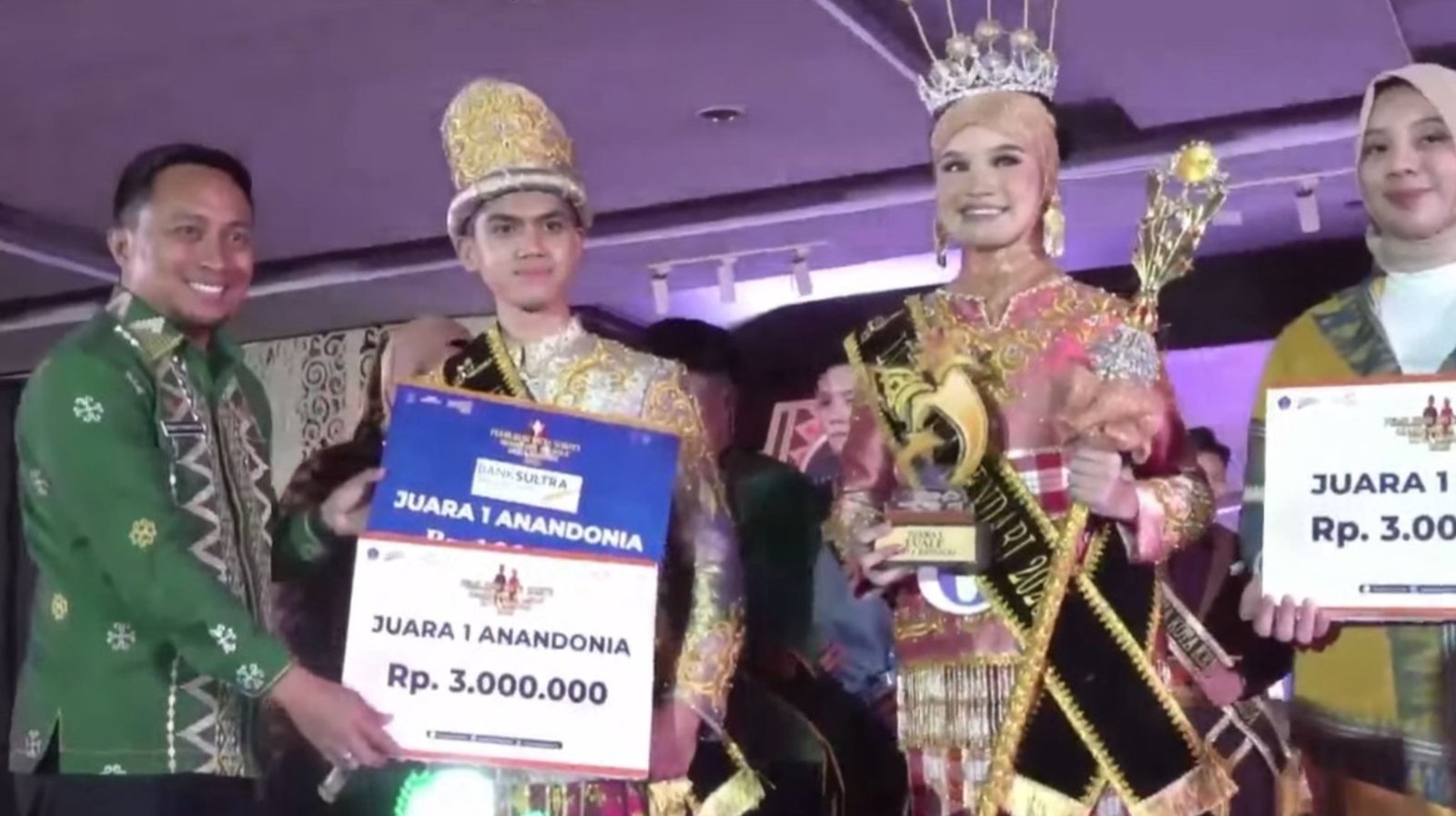 Dafa Islami dan Princessia Khalila Terpilih sebagai Duta Wisata Anandonia Luale Kota Kendari 2025 Dafa Islami dan Princessia Khalila Terpilih sebagai Duta Wisata Anandonia Luale Kota Kendari 2025