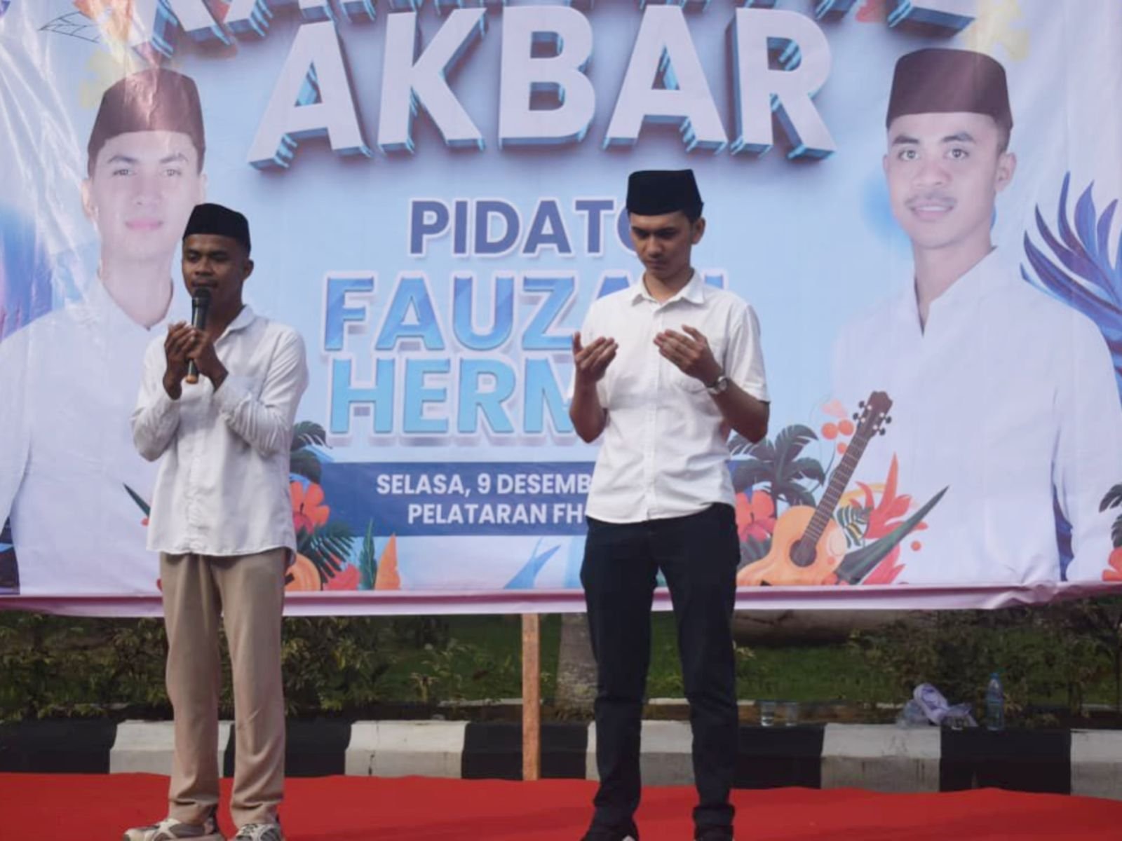 Calon Presma UHO Kendari Fauzan–Hermin Kampanye Akbar, Dibuka dengan Doa untuk Korban Banjir Calon Presma UHO Kendari Fauzan–Hermin Kampanye Akbar, Dibuka dengan Doa untuk Korban Banjir