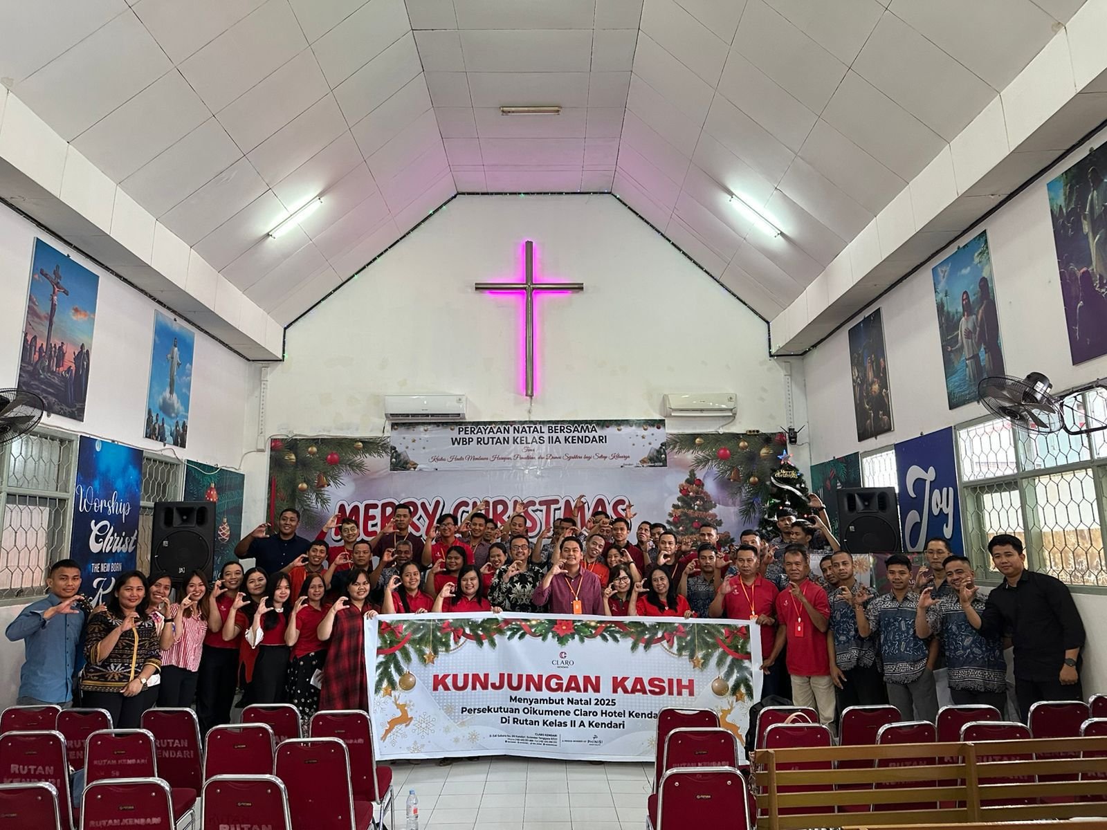 Claro Hotel Kendari Sambangi Rutan, Tebar Kasih Jelang Natal 2025 Claro Hotel Kendari Sambangi Rutan, Tebar Kasih Jelang Natal 2025